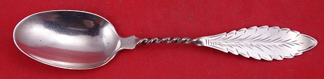 Teaspoon brite-cut  twisted  no Gorham mark  5 3/4